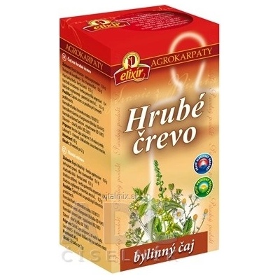 Agrokarpaty HRUBÉ STŘEVO bylinný čaj čistý přírodní produkt 20 x 2 g