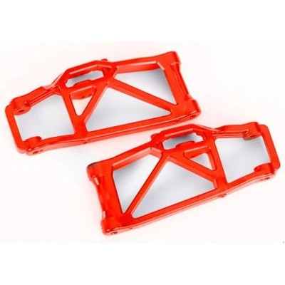 Traxxas долно шаси рамо червено (2)