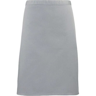Premier Workwear Pracovní zástěra středně dlouhá PR151 Silver Pantone 428 70x50cm