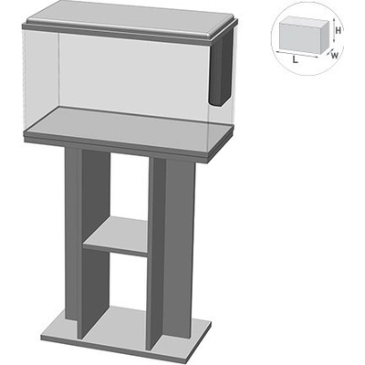 Aquatlantis stolek Advance LED 80 80 x 30 x 70 bílá – Zboží Dáma