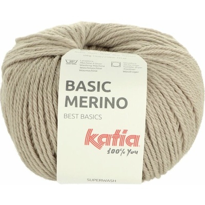 Katia Basic Merino 09 sivo hnedá