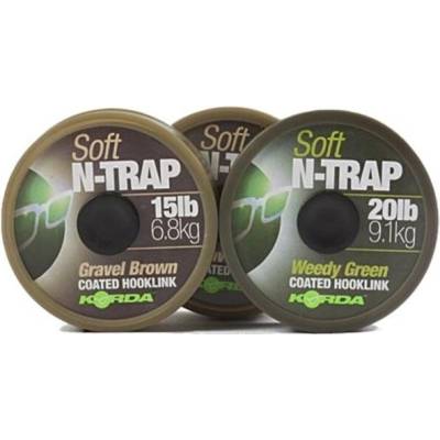 Korda šnúra N-Trap Soft Gravel Brown 20m 15lb hnědá