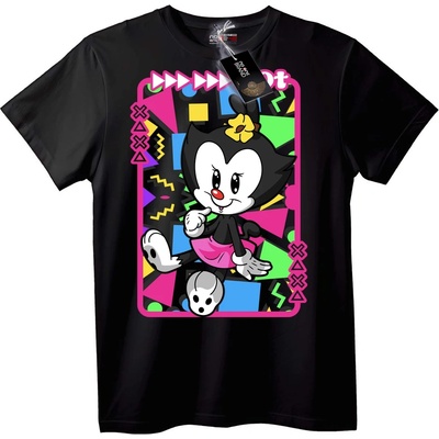 NOONEBRAND Тениска Minnie Mouse 80-те Ретро - XL, Black