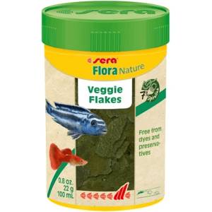 Sera Flora Nature - основна храна със спирулина без оцветители и консерванти 100 мл