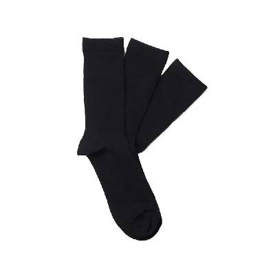 Чорапи Selected Rose crew socks 3 pairs - Black (Black)