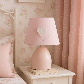 Onli - Детска малка лампа TITTA 1xE14/6W/230V 20 см розов (OL0450)