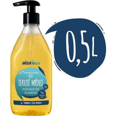 AlzaEco tekuté mydlo aloe antibakteriálne 500 ml