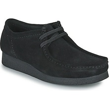 Clarks šněrovací polobotky Wallabee evo čierne