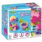 Wader Big Blocks Pink blocks 26 pcs
