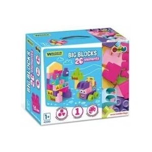 Wader Big Blocks Pink blocks 26 pcs