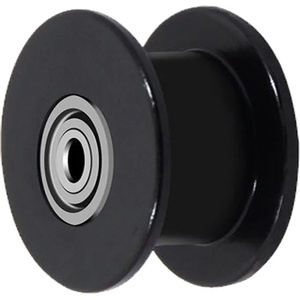  Ремъчна шайба, алуминиева без зъби, d3mm, D13mm, Черна (ZD0011)