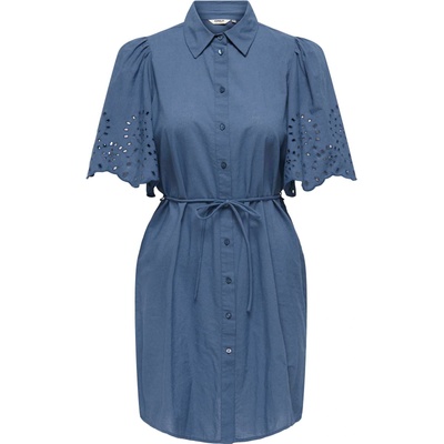 ONLY Рокля onlhaskel 2/4 short emb belt dress wvn