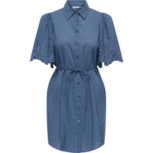 ONLY Рокля onlhaskel 2/4 short emb belt dress wvn