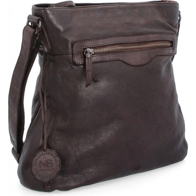 Noelia Bolger kabelka crossbody NB 2103 H hnědá