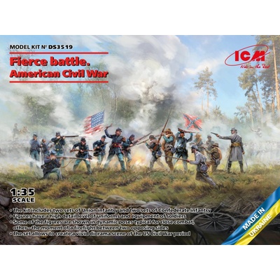 ICM Fierce Battle American Civil War 1:35