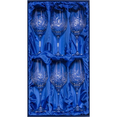 Bohemia Crystal Křišťálové sklenice na bílé víno Graffiti sklenic 6 x 380 ml