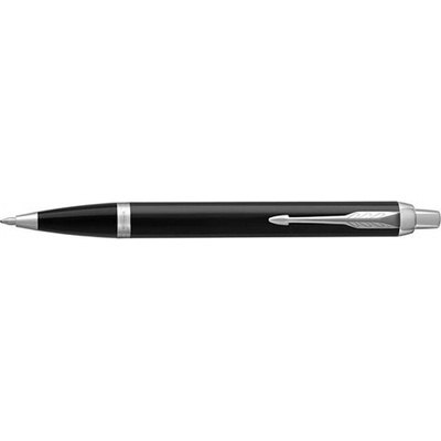 Parker Химикалка, бутон, сребърен клипс, черен корпус, PARKER, "Royal IM", синя 1931665 (1931665)