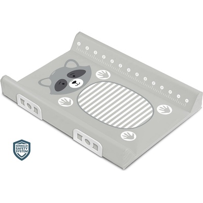 Sensillo Подложка За Повиване Със Система За Безопасност Animals Raccoon Grey 70см Sensillo
