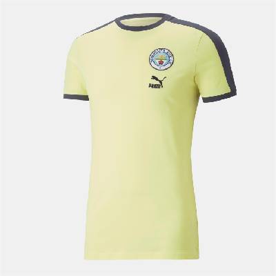 Тениска Puma Manchester City Fc Ftblheritage T7 T-Shirt - Yellow