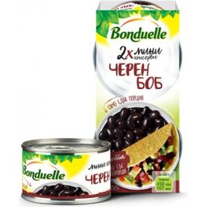 Bonduelle Черен боб Bonduelle 2x100гр