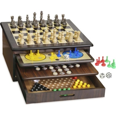 Dřevěná sada her 10 v 1