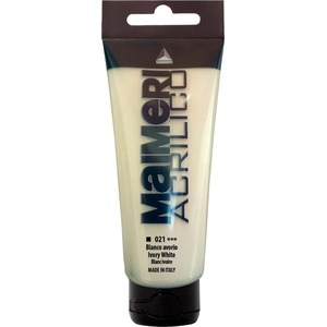 Maimeri Acrilico АКРИЛНА боя Ivory White 021 200 ml 1 бр (M0924021)