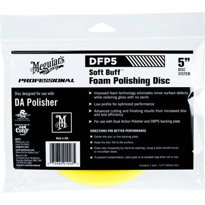 Meguiar's Soft Buff Foam Polishing Disc 5"