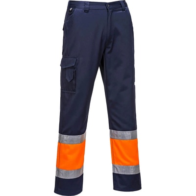 Portwest hi-vis combat l049 / Леки светлоотразителни панталони - hv оранжево/тъмносиньо xxxl (l049onrxxxl)