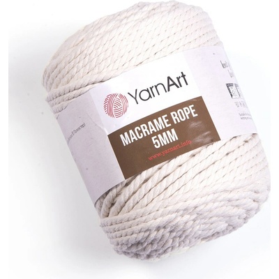 Yarn Art Macrame Rope 5 mm 752 krémová