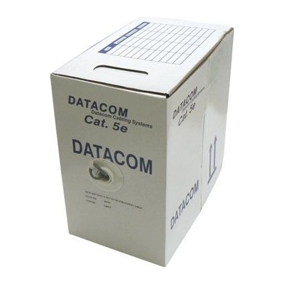 Datacom 1100 UTP drát CAT5E PVC, 305m, šedý – Zboží Mobilmania