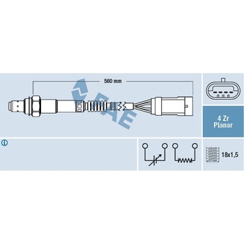 Lambda sonda FAE 77153
