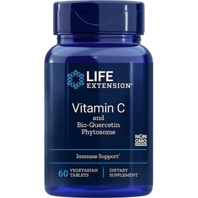 Life Extension Vitamin C and Bio-Quercetin Phytosome [60 Таблетки]