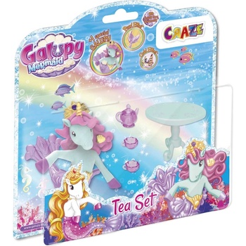 CRAZE Игрален комплект Craze - Galupy, Русалка, Чаено парти (C44063)