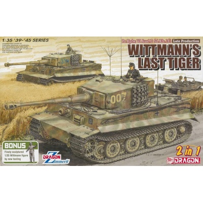 Dragon Model Kit tank 6800 WHITMANN'S LAST TIGER 1:35