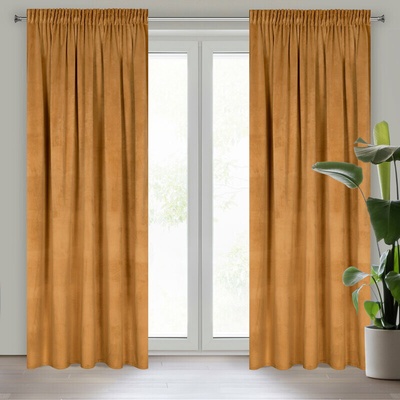 Takoy Záves z mäkkého velvetu so zamatovou štruktúrou 140 x 270 cm-HF-459368 | 140 x 270 cm