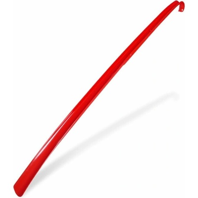KAPS Dlhý plastový obuvák na topánky pružný 79cm červená