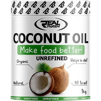 Image 1 of Real Pharm Coconut Oil Unrefined 1000 ml [1000 грама]