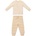 Little Dutch Бебешка пижама от две части Little Dutch Natural Stripes - 62-68 cm, 2-6 м, Sand (CL24296045)