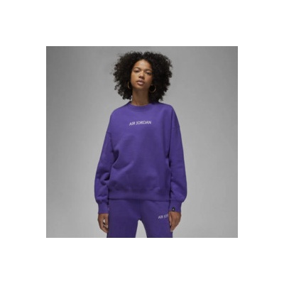 Jordan wmns wordmark fleece crew DV6469-514 fialová