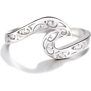 Silenti Jewelry Сребърен пръстен "Детайлност" - 6 - 52мм (16.6мм диам. )