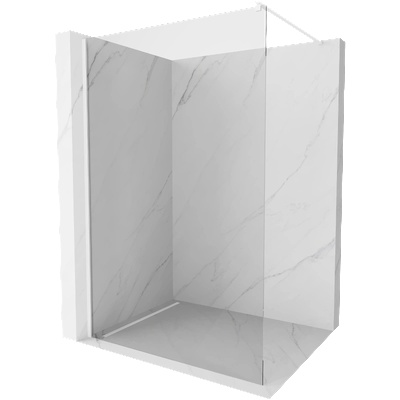 Mexen Kioto Душ стена Walk-in 100 x 200 cm, прозрачна 8 mm, бяла - 800-100-101-20-00 (800-100-101-20-00)