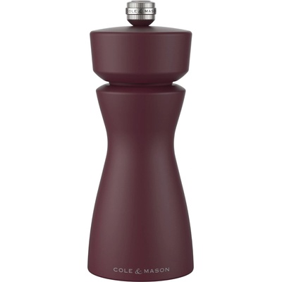 Мелничка за черен пипер или сол KENTON 15 см, тъмно лилав, дърво, Cole & Mason (CMH243195)