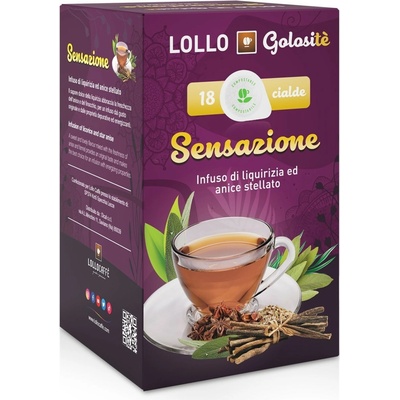 Lollo Caffe ESE podľa Sensazione sladkého drievka a badián 18 ks
