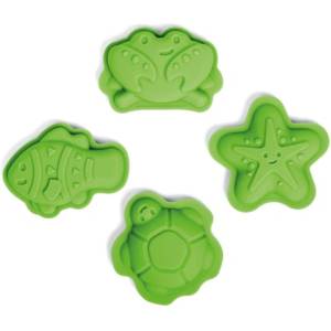 Bigjigs Toys Силиконови форми зелени Meadow (BJ33600)