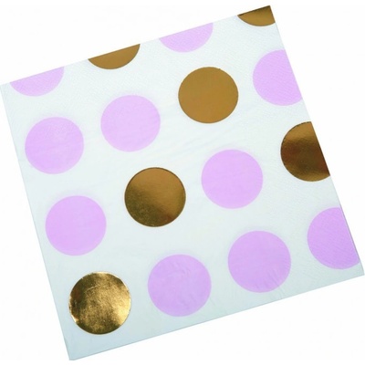 Paper design 3V bílo stříbrné Mr a Mrs. 16ks 33x33cm