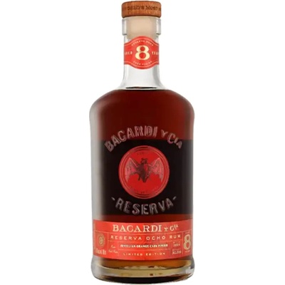 Bacardí 8y Reserva Ocho Sevillian Cask 45% 0,7 l (čistá fľaša)