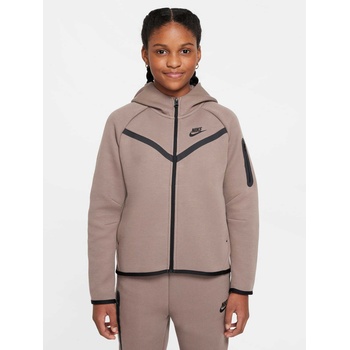 Nike Суитшърт g nsw tch flc hd fz ls - pd