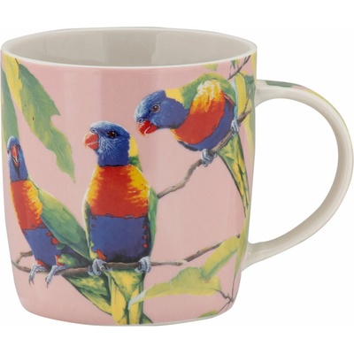 Maxwell & Williams Hrnček Katherine Castle Bird Talk Rainbow Lorikeets 370 ml