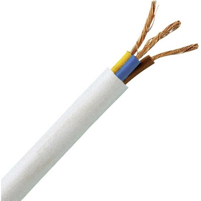 Kopp 151710849 jednožilový kabel - lanko H05VV5-F 3 x 1 mm² bílá 10 m
