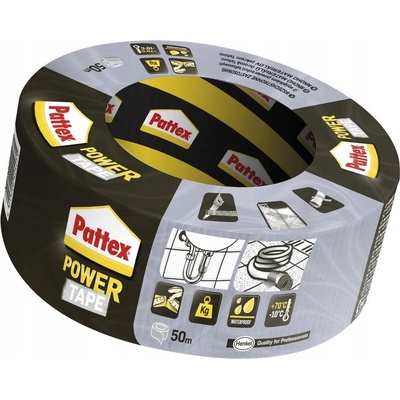Pattex Power Tape Opravná páska 48 mm x 50 m strieborná